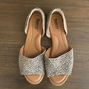 Born animal print flats